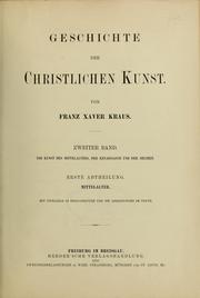 Cover of: Geschichte der christlichen Kunst
