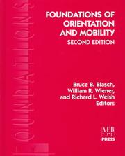 Cover of: Foundations of orientation and mobility