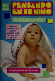Cover of: Pensando en su niño by María Eloísa Alvarez del Real