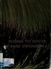 Cover of: Poems to solve. by May Swenson