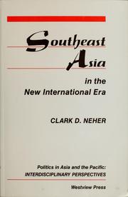 Cover of: Southeast Asia in the new international era