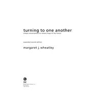 Cover of: Turning to One Another