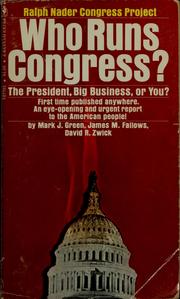 Cover of: Who runs Congress?