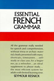 Essential French Grammar by Seymour Resnick