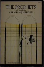 Cover of: The Prophets by Abraham Joshua Heschel
