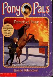 Cover of: Detective pony