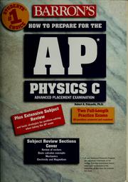 Cover of: Barron's how to prepare for the AP physics C examination