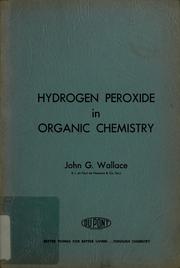 Cover of: Hydrogen peroxide in organic chemistry