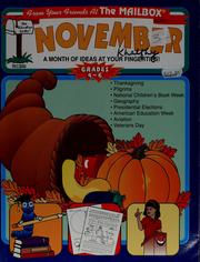Cover of: November: a month of ideas at your fingertips