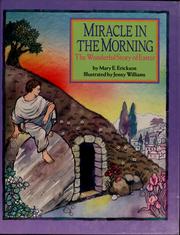 Cover of: Miracle in the morning by Mary E. Erickson