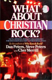Cover of: What about Christian rock?