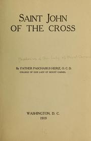 Cover of: Saint John of the Cross