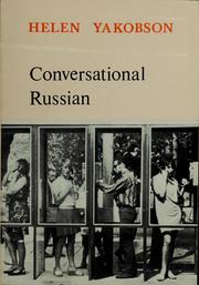 Cover of: Conversational Russian by Helen Yakobson