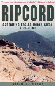 Cover of: Ripcord: Screaming Eagles under siege, Vietnam 1970