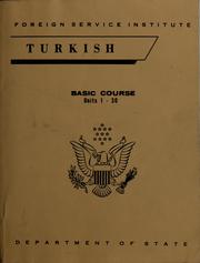 Cover of: Turkish: basic course : units 1-30
