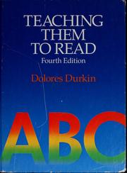 Cover of: Teaching them to read by Dolores Durkin