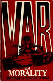 Cover of: War and morality.