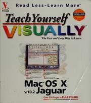 Cover of: Teach yourself visually Mac OS X by Ruth Maran