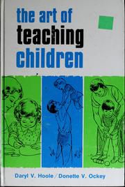 Cover of: The art of teaching children