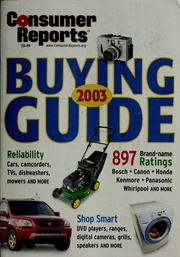 Cover of: Buying guide, 2003