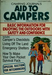 Cover of: Camping journal's aid to campers by Carlton Colquit
