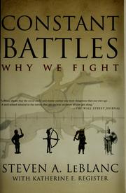 Cover of: Constant battles: why we fight
