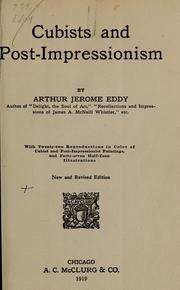 Cover of: Cubists and post-impressionism. by Arthur Jerome Eddy