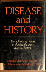 Disease and history by Frederick Fox Cartwright