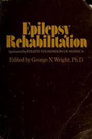Cover of: Epilepsy rehabilitation