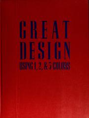 Cover of: Great design: using 1, 2 & 3 colors