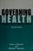 Cover of: Governing health