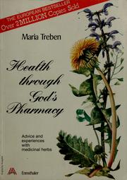Cover of: Health through God's pharmacy