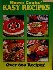 Cover of: Home cooks' easy recipes