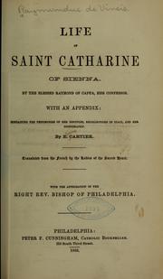 Cover of: Life of Saint Catharine of Sienna