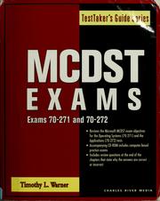 Cover of: MCDST exams (exams 70-271 and 70-272)