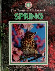 Cover of: The nature and science of spring