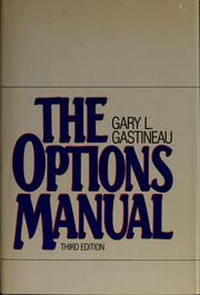 The options manual by Gary L. Gastineau