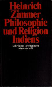 Cover of: Philosophie und Religion Indiens