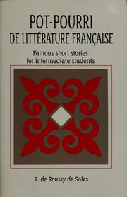 Cover of: Pot-pourri de littérature française