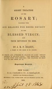 Cover of: A short treatise on the rosary... by J. M. P. Heaney