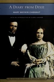 Cover of: A diary from Dixie