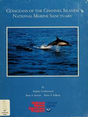 Cover of: Cetaceans of the Channel Islands National Marine Sanctuary by Stephen Leatherwood