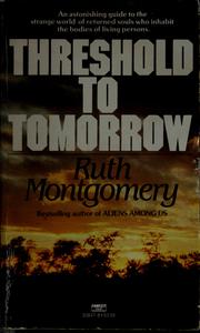 Cover of: Threshold to tomorrow