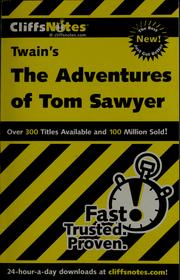 Cover of: CliffsNotes Twain's The adventures of Tom Sawyer