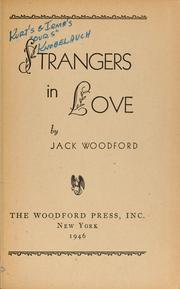 Cover of: Strangers in love by Jack Woodford
