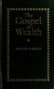 Cover of: The Gospel of Wealth