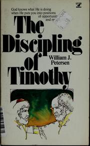Cover of: The discipling of Timothy
