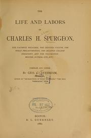 Cover of: The life and labors of Charles H. Spourgeon