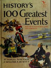 Cover of: [History's 100 greatest events by Samuel Nisenson