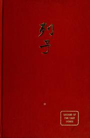 Cover of: The book of Lieh-tzŭ.